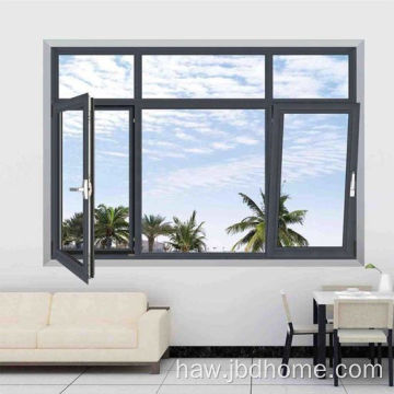 Aluminum casent pukanlock Anti-ʻaihue antiex antimenum casement window